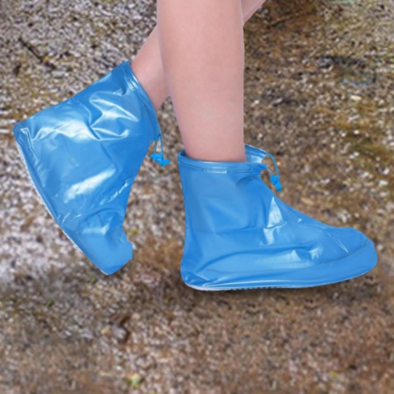 Couvre-chaussures de pluie - Couvre-chaussures imperméable - Protection antidérapante pour chaussures contre la pluie et la