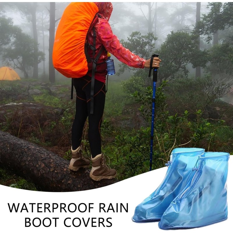 Couvre-chaussures de pluie - Couvre-chaussures imperméable - Protection antidérapante pour chaussures contre la pluie et la