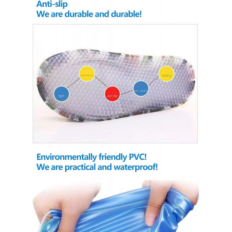 Couvre-chaussures de pluie - Couvre-chaussures imperméable - Protection antidérapante pour chaussures contre la pluie et la